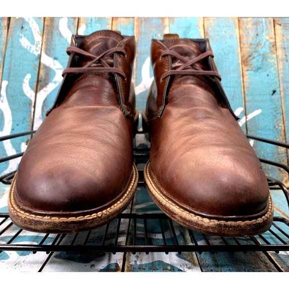 Cole Haan Grand.OS Mens size 12M Brown Leather Chukka Desert Ankle Boots C24298 - Picture 4 of 10